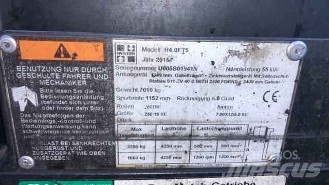 Hyster H 4.0 FT 5 Dieselové vozíky