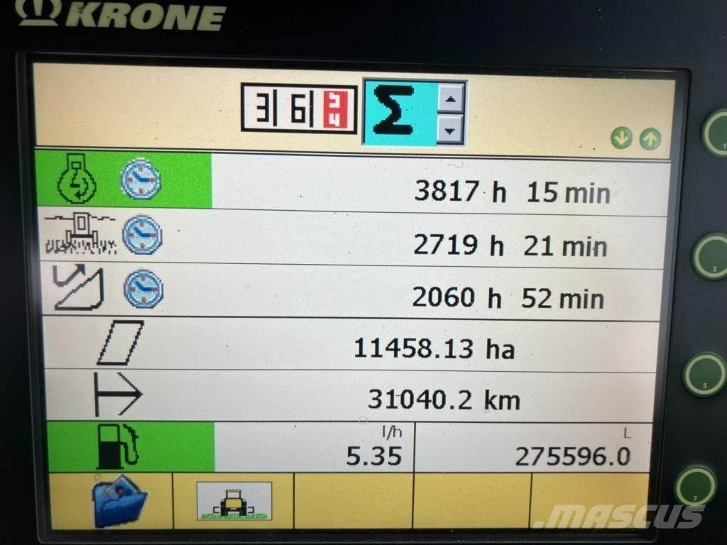 Krone BIG X 1100 Žacie rezačky