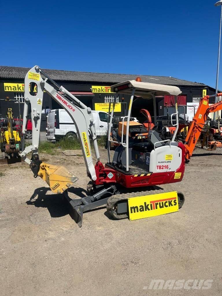 Takeuchi TB216 Mini rýpadlá < 7t