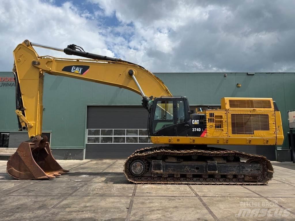 CAT 374DL Pásové rýpadlá