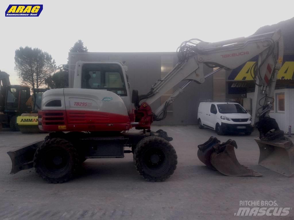 Takeuchi TB 295 W Kolesové rýpadlá