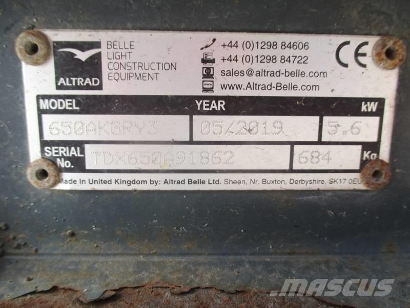 Altrad TDX650A Ďalšie valce