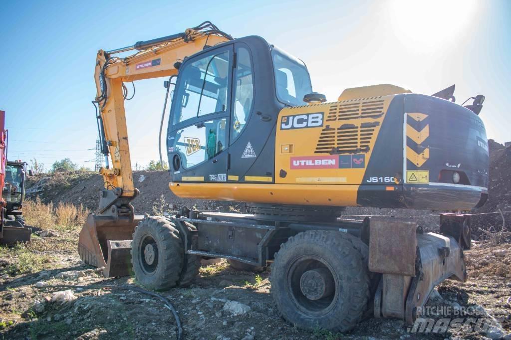JCB JS160W Kolesové rýpadlá