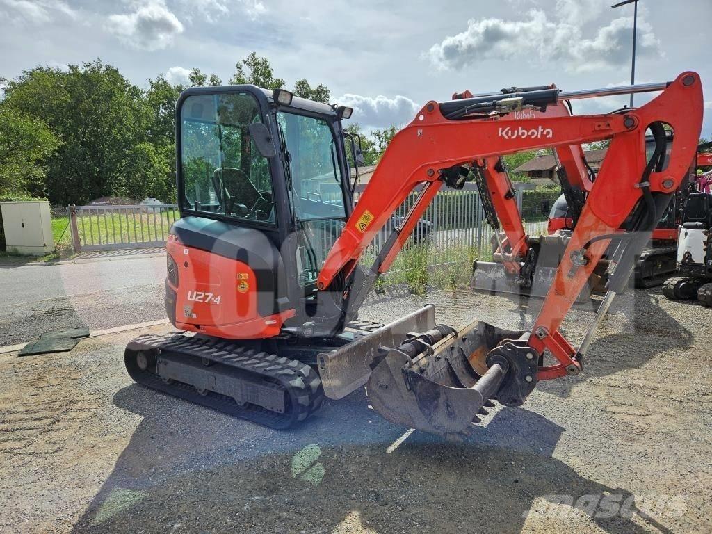 Kubota U 27 Mini rýpadlá < 7t