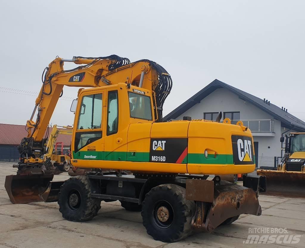 CAT M 316 D Kolesové rýpadlá