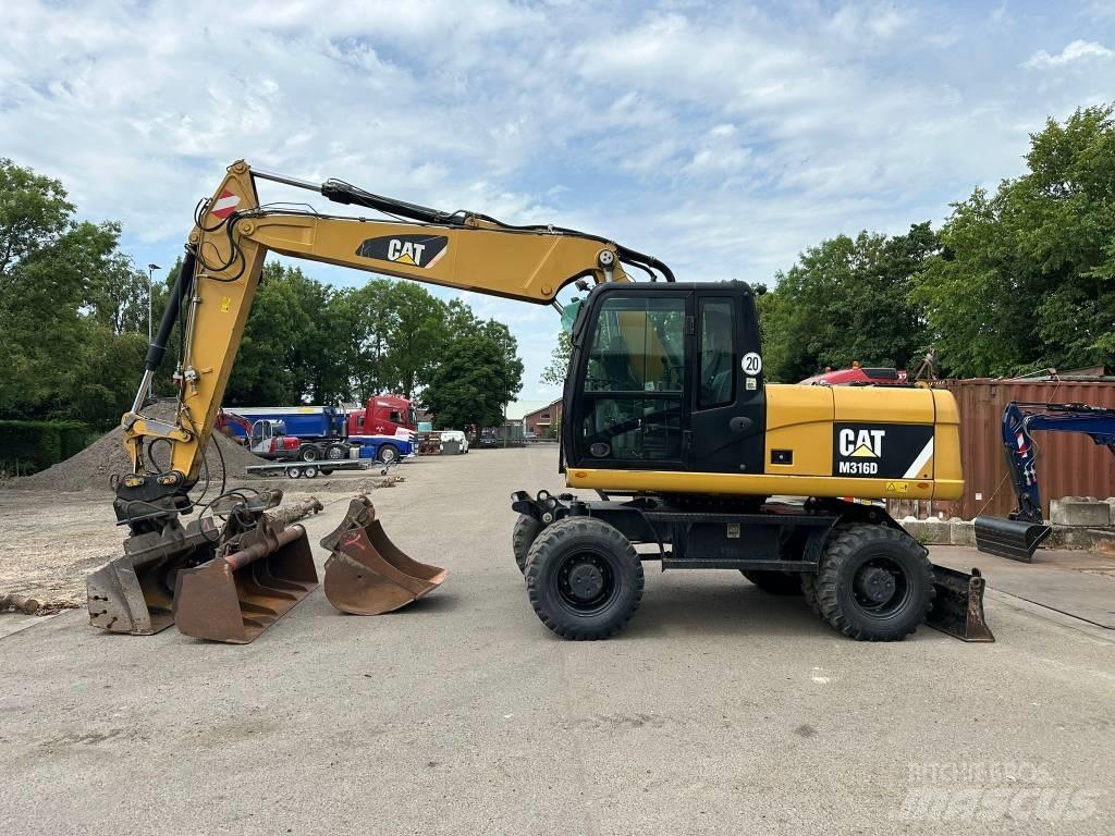 CAT M 316 D Kolesové rýpadlá
