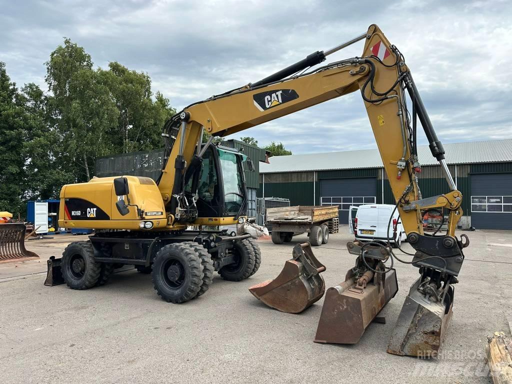 CAT M 316 D Kolesové rýpadlá