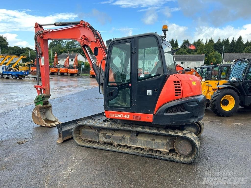 Kubota KX080-4 Midi rýpadlá 7 t - 12 t