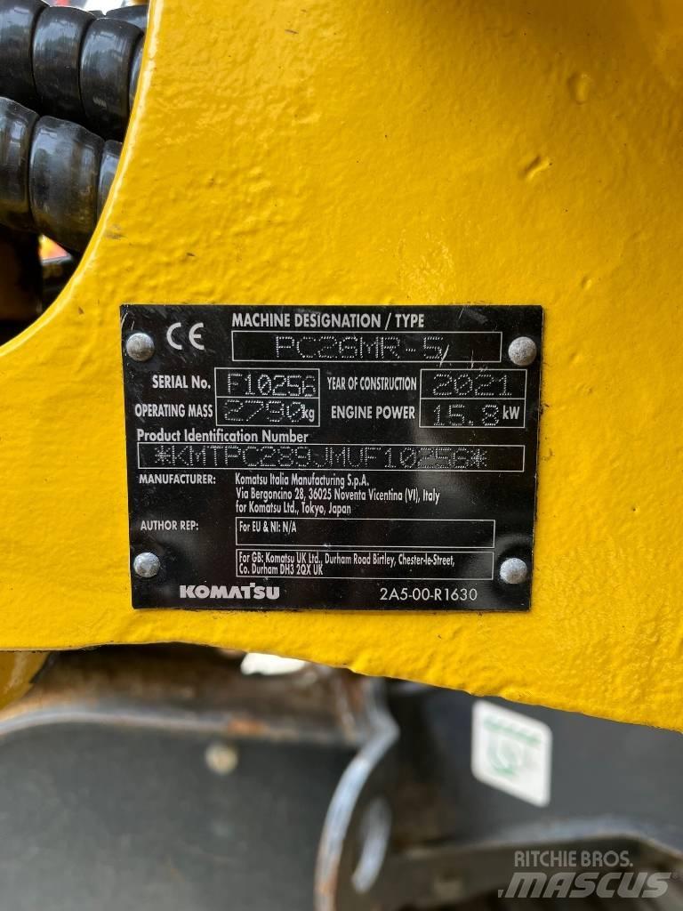 Komatsu PC26MR-5 Mini rýpadlá < 7t