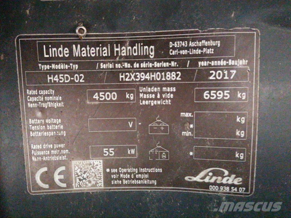 Linde H45D-02 Dieselové vozíky