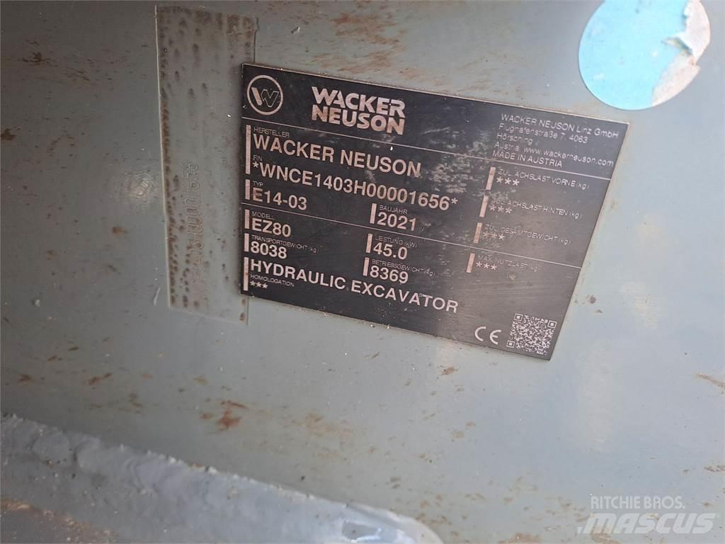 Wacker Neuson EZ80 Pásové rýpadlá