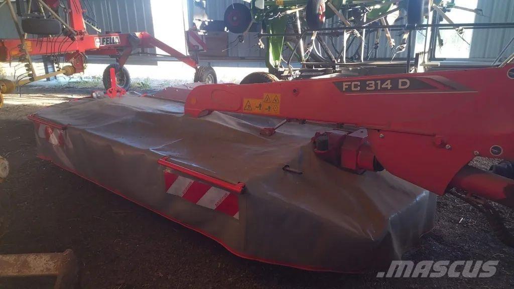 Kuhn FC 314 D FF Kosačky namontované a ťahané