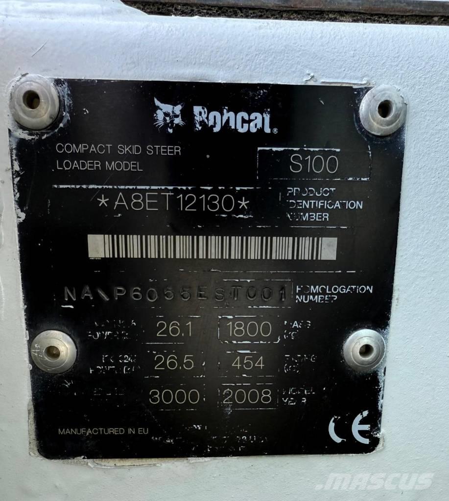 Bobcat S 100 Šmykom riadené nakladače