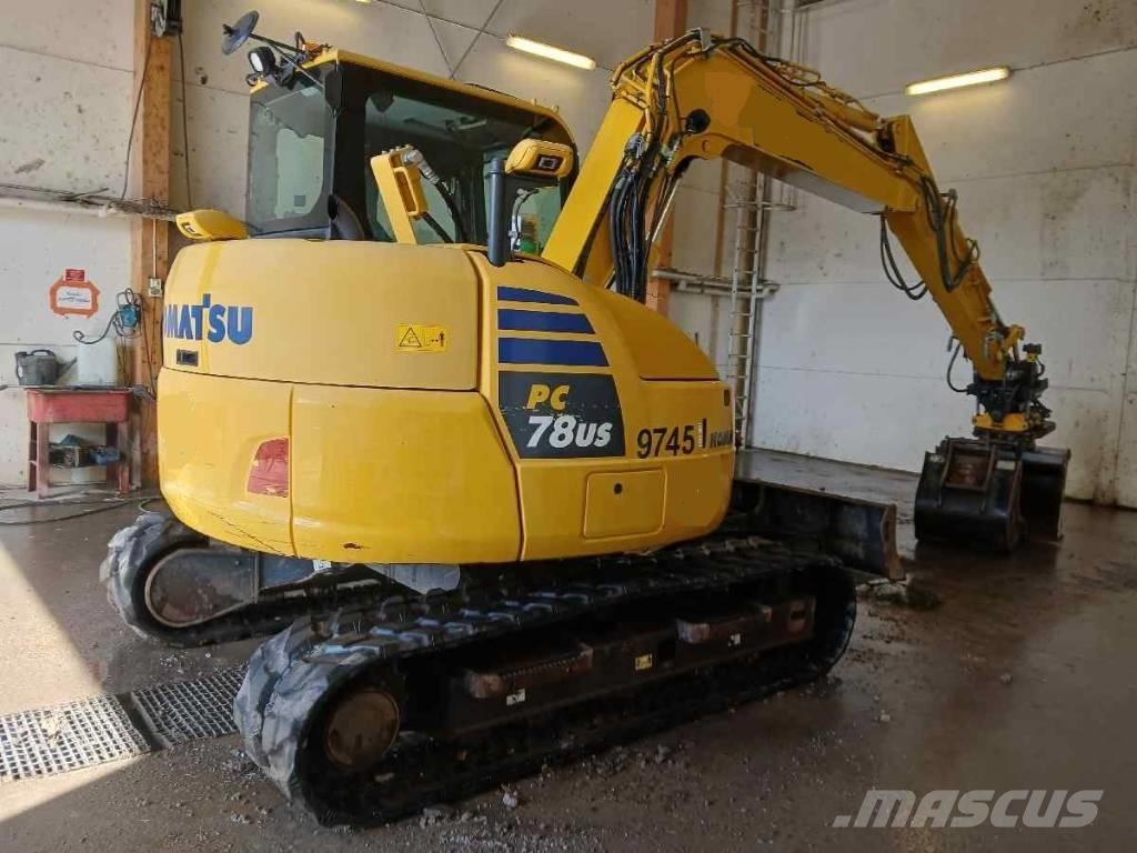 Komatsu PC78US-10 Midi rýpadlá 7 t - 12 t