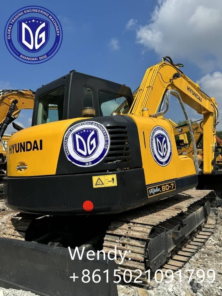 Hyundai 80-7 Pásové rýpadlá