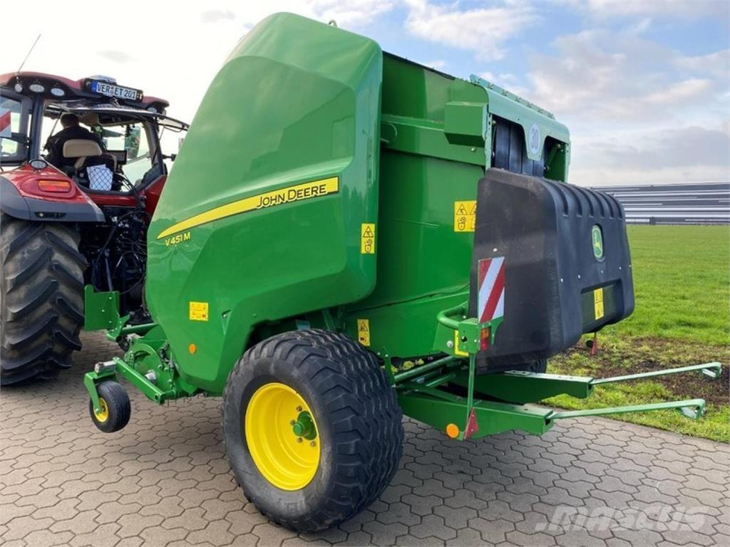 John Deere V 451 M Lisy na okrúhle balíky