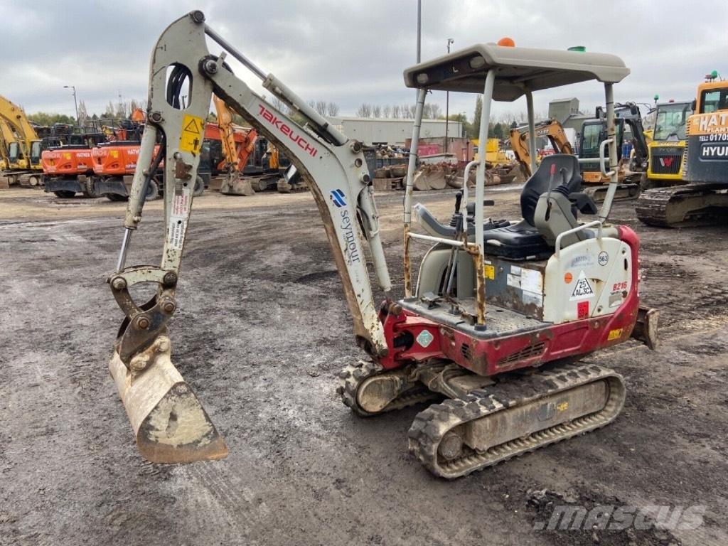 Takeuchi TB 216 Mini rýpadlá < 7t