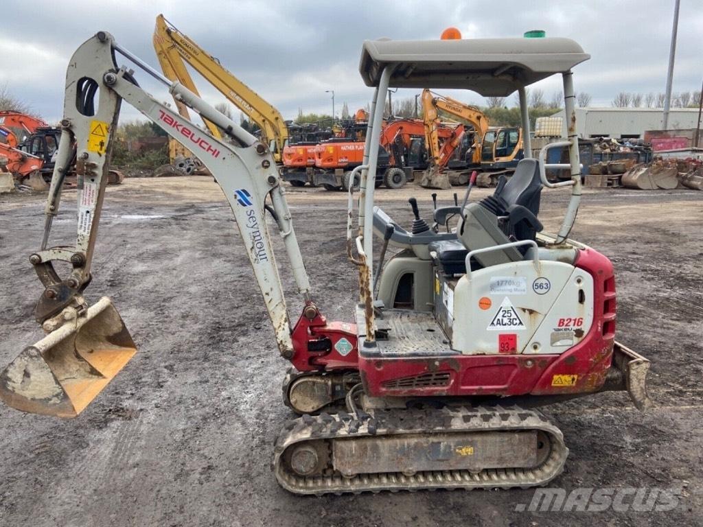 Takeuchi TB 216 Mini rýpadlá < 7t