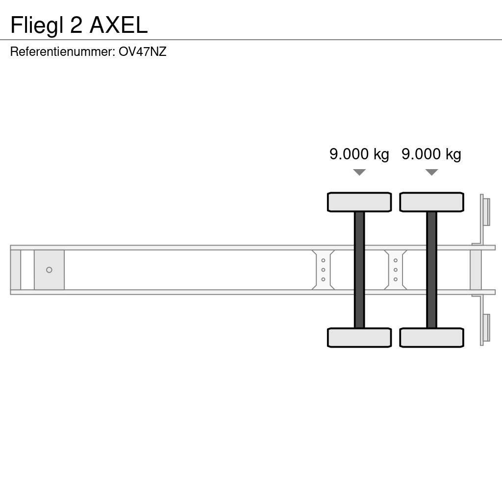 Fliegl 2 AXEL Podvalníkové návesy
