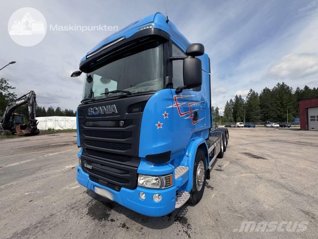 Scania R 490 LB Hákový nosič kontajnerov