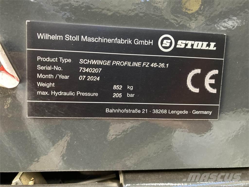 Stoll FZ 46-26.1 Čelné nakladače a rýpadlá