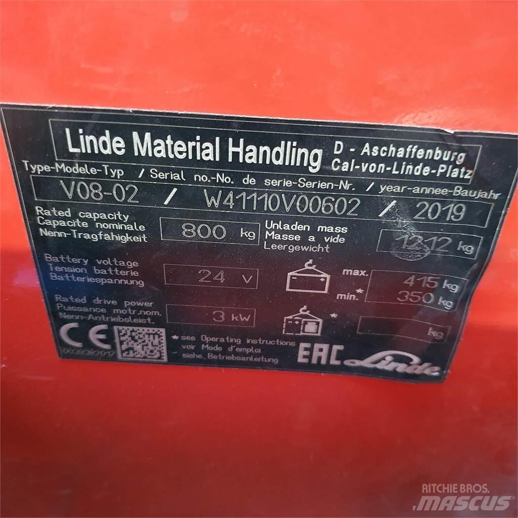 Linde V08-02 Strednezdvižný vozík
