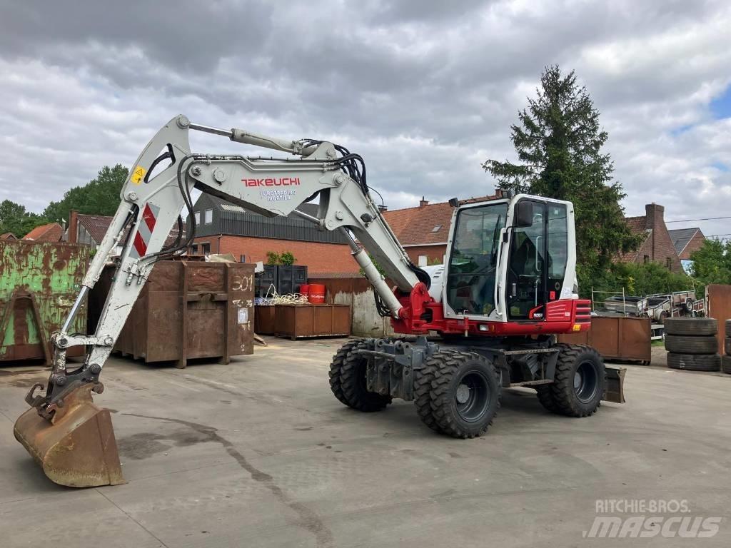 Takeuchi TB 295 W Kolesové rýpadlá