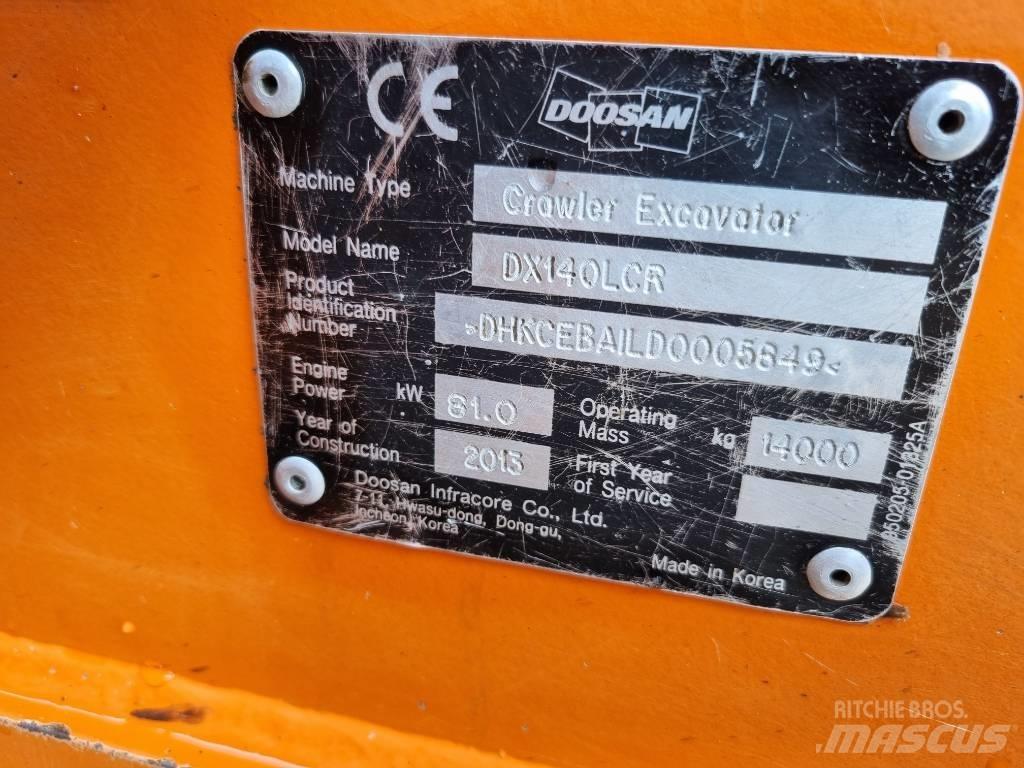 Doosan DX 140 LCR Žeriavy/Nakladače