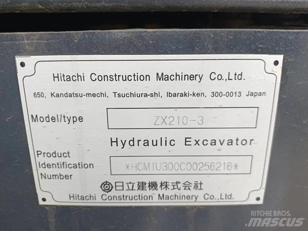 Hitachi ZX210 Pásové rýpadlá