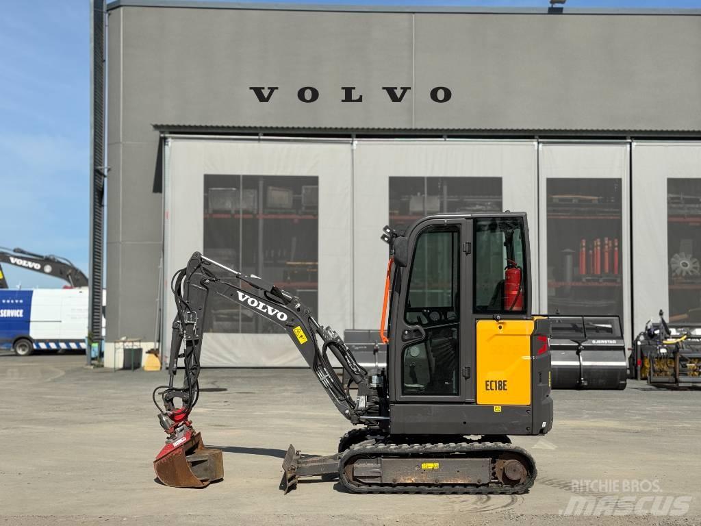 Volvo EC 18 E Mini rýpadlá < 7t