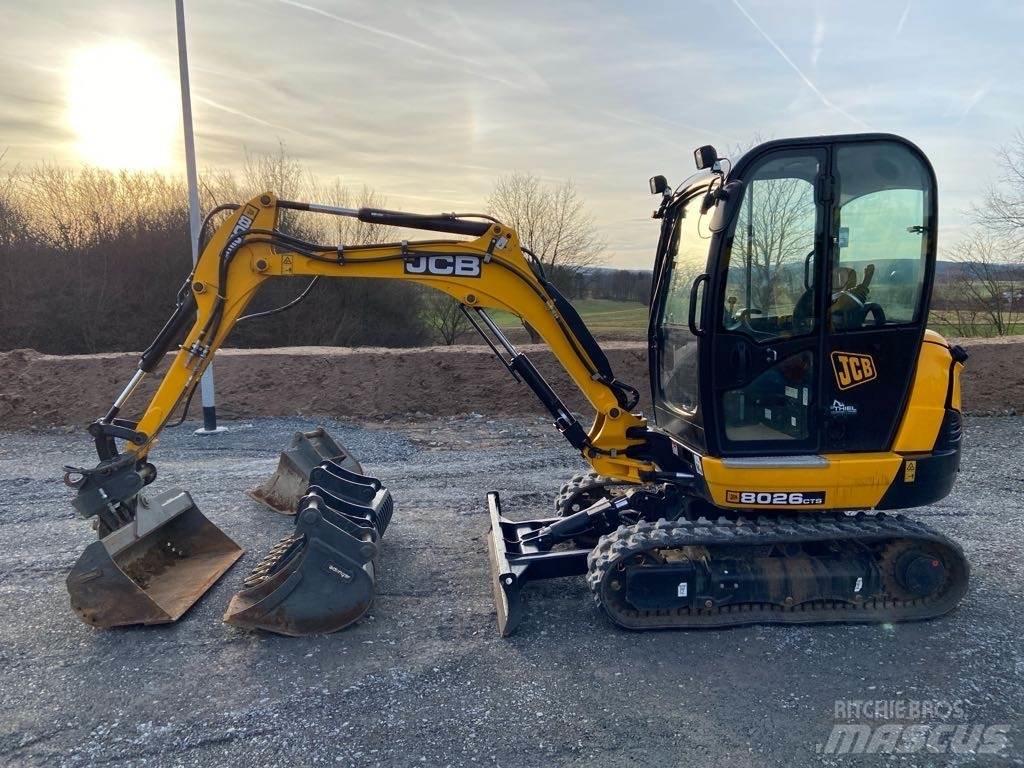 JCB 8026CTS Pásové rýpadlá