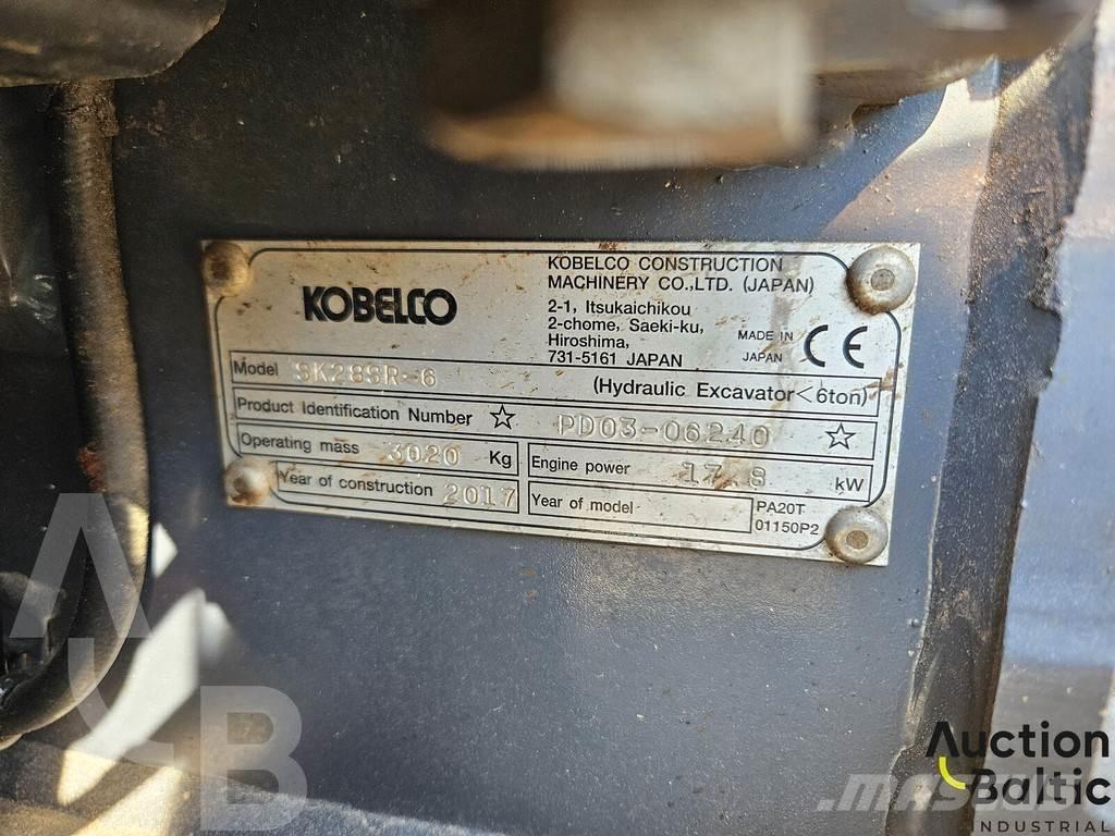 Kobelco SK28SR-6 Mini rýpadlá < 7t
