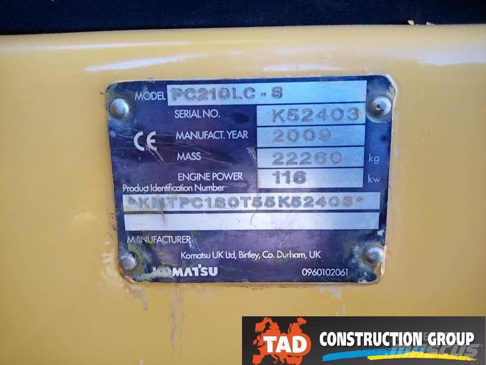 Komatsu PC210LC-8 Pásové rýpadlá