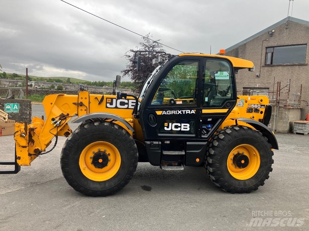 JCB 560-80 Agri Xtra Teleskopické nakladače pre poľnohospodárstvo