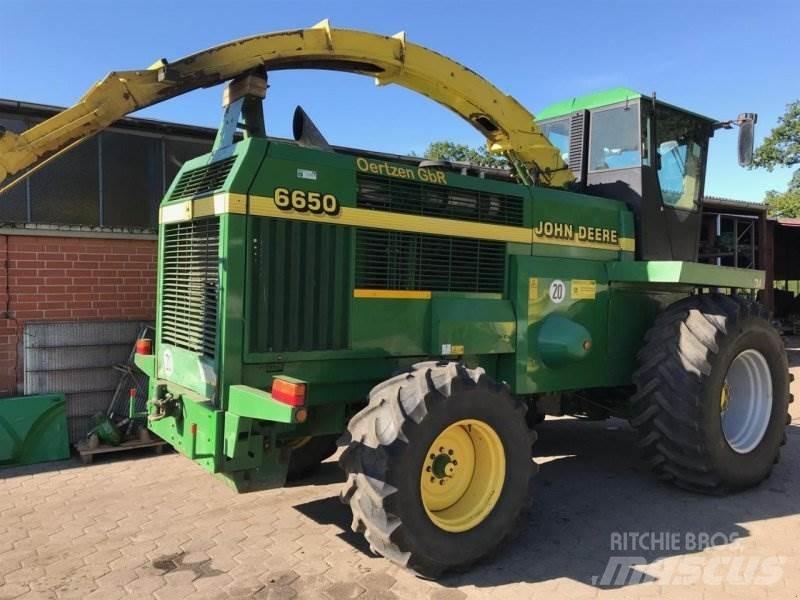 John Deere 6650 Žacie rezačky