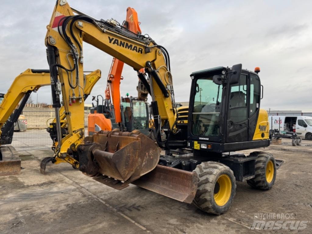 Yanmar B95W (40667) Kolesové rýpadlá