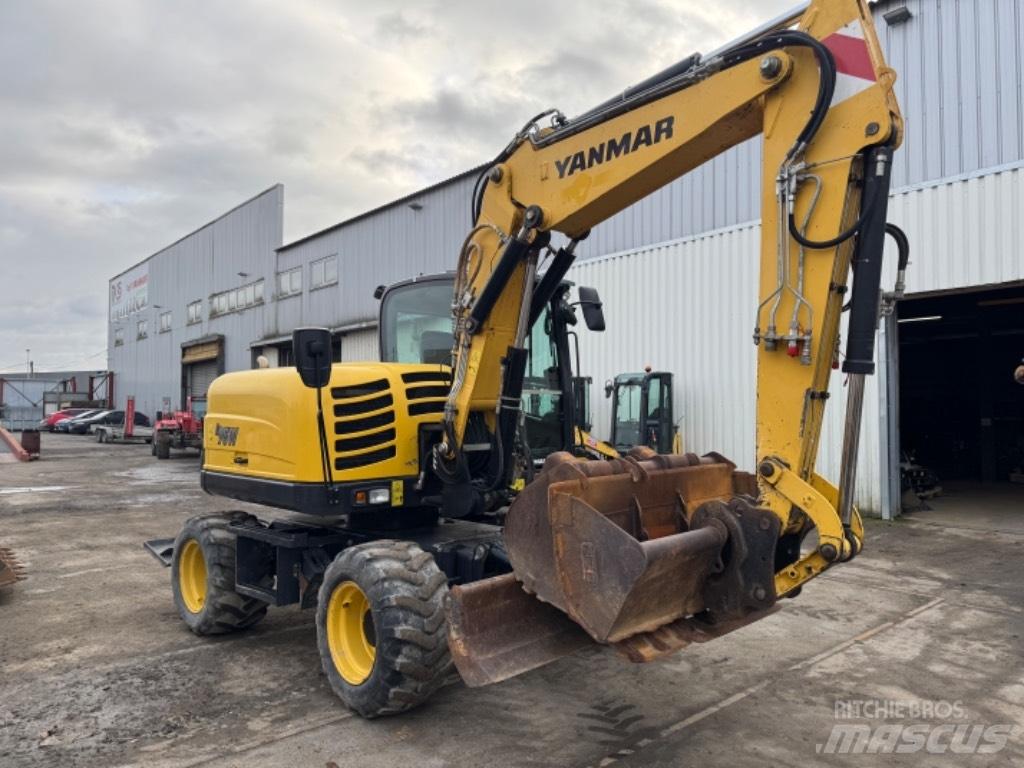Yanmar B95W (40667) Kolesové rýpadlá