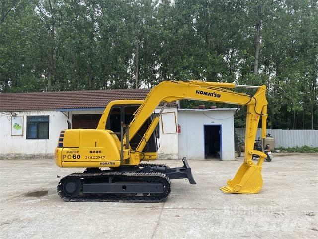 Komatsu PC60-7 Pásové rýpadlá