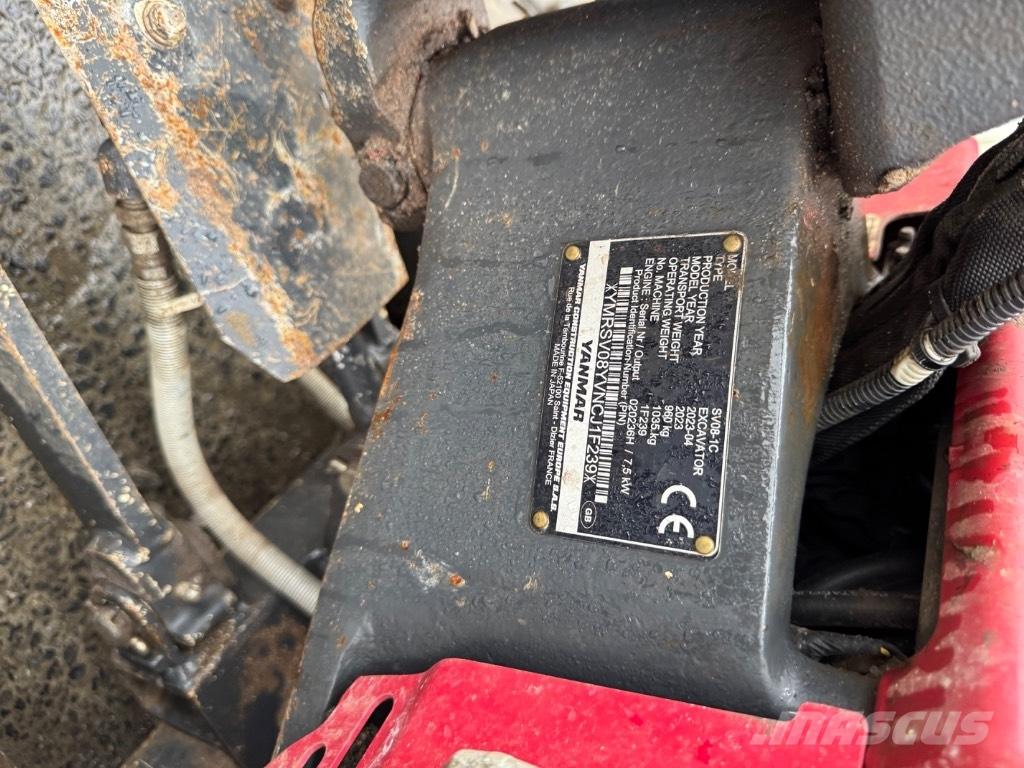 Yanmar SV08 (1F239) Mini rýpadlá < 7t