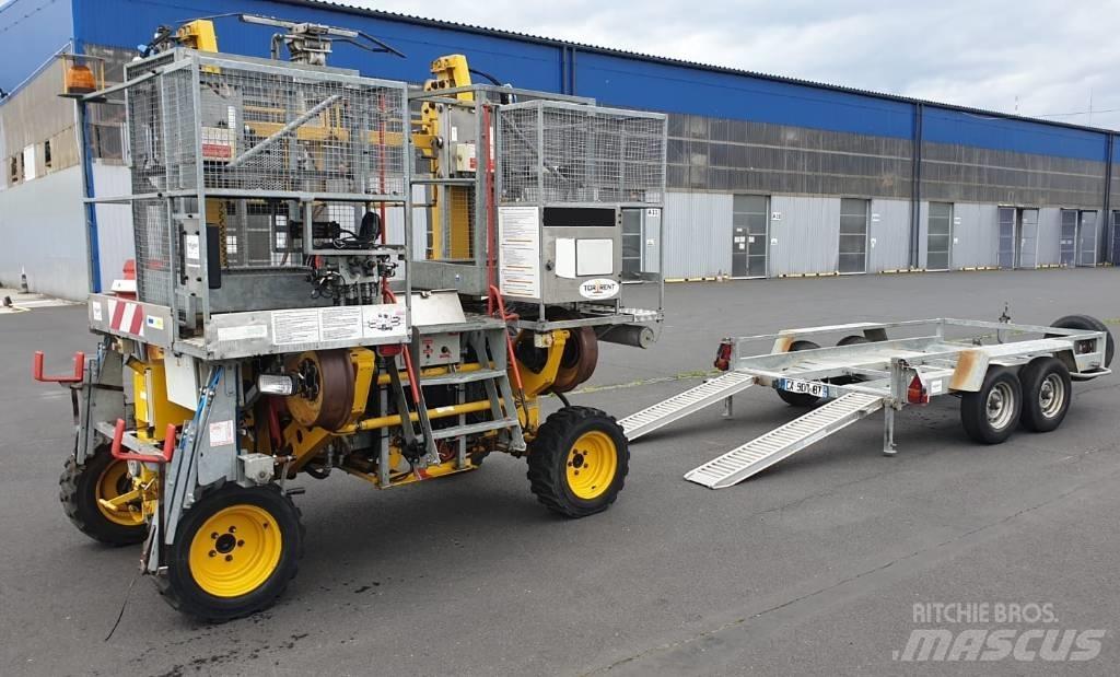  Axe Road Rail Lifter Dvojcestné rýpadlá