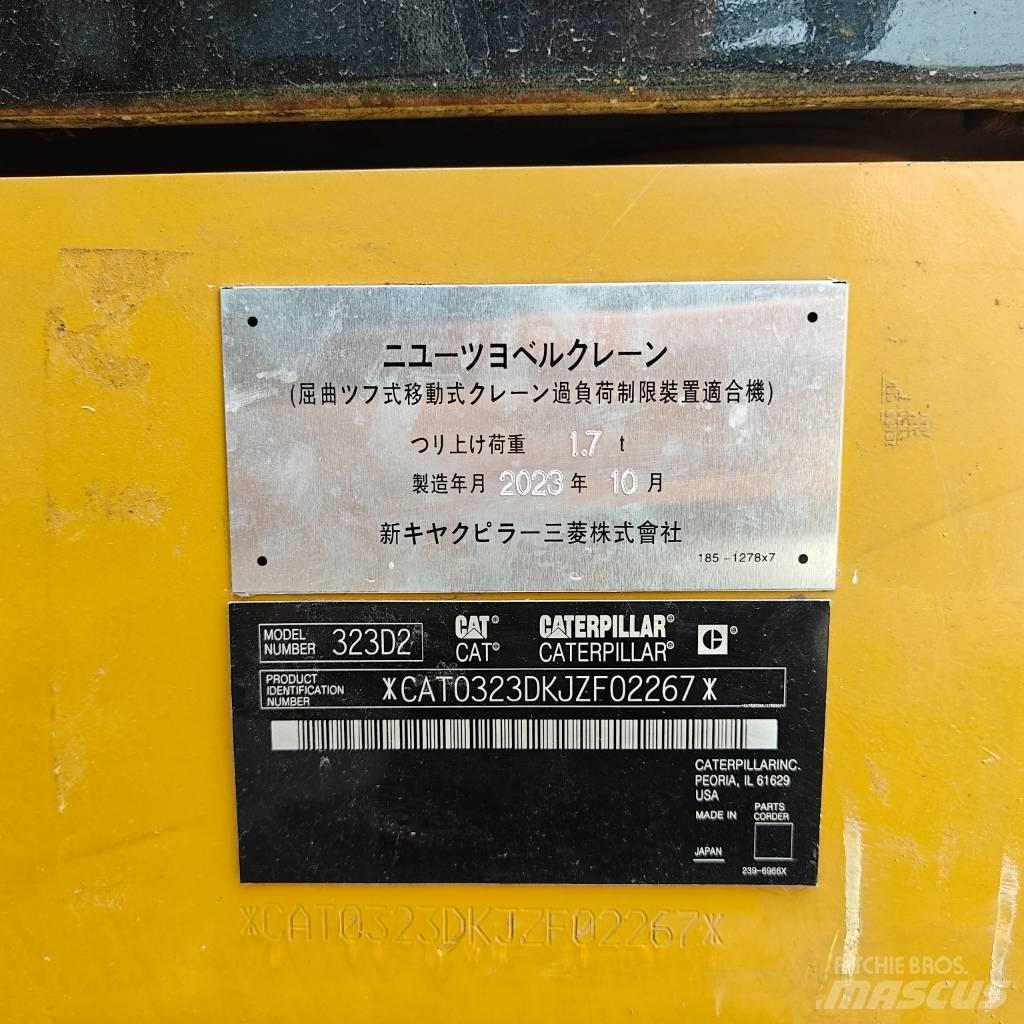 CAT 323 D L Pásové rýpadlá