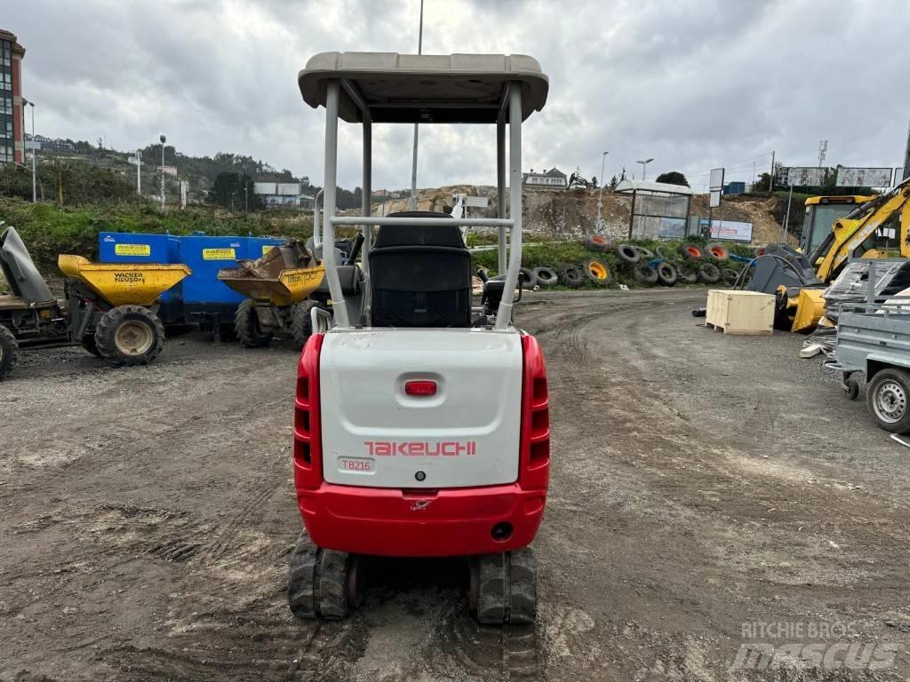 Takeuchi TB 216 Mini rýpadlá < 7t