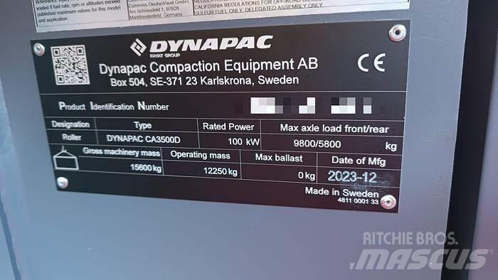 Dynapac CA3500D Ďalšie valce