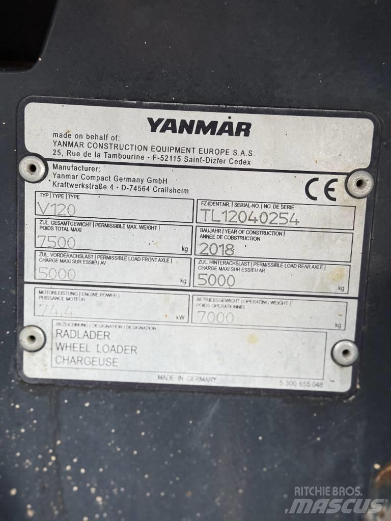 Yanmar V 120 Kolesové nakladače