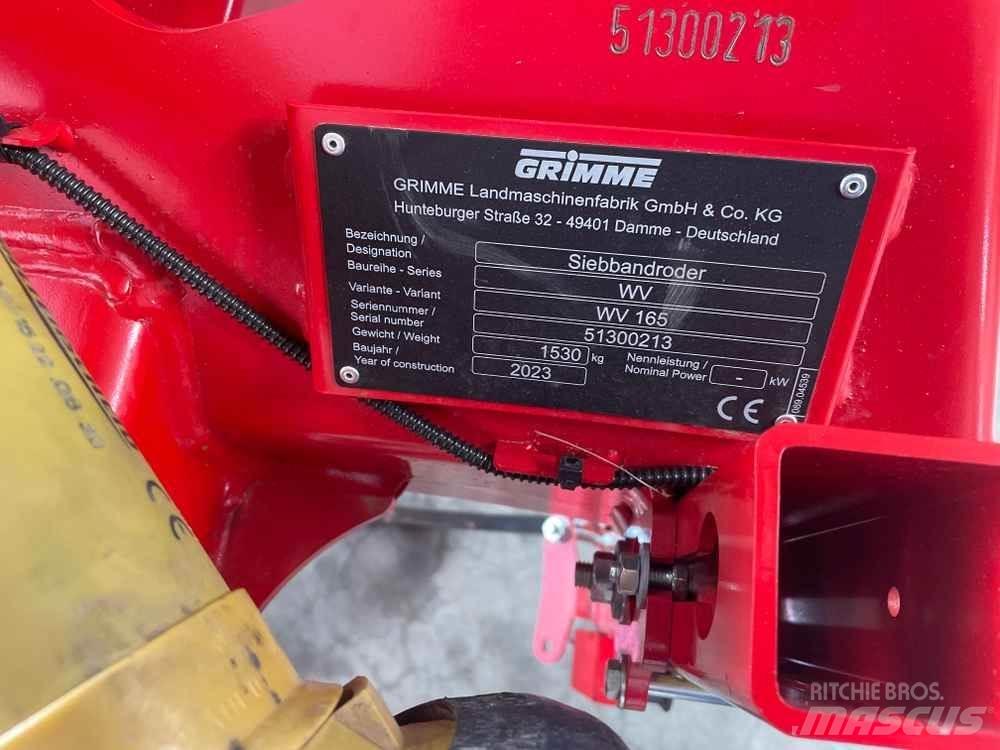 Grimme WV 165 Ďalšie poľnohospodárske stroje
