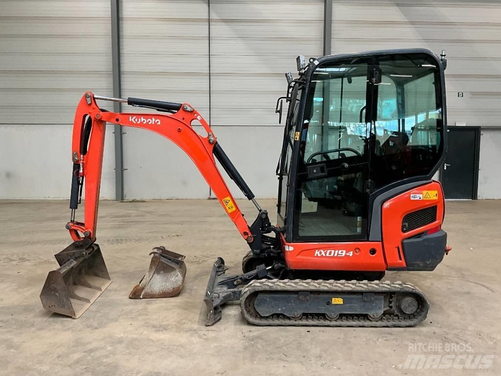 Kubota KX 019-4 Mini rýpadlá < 7t