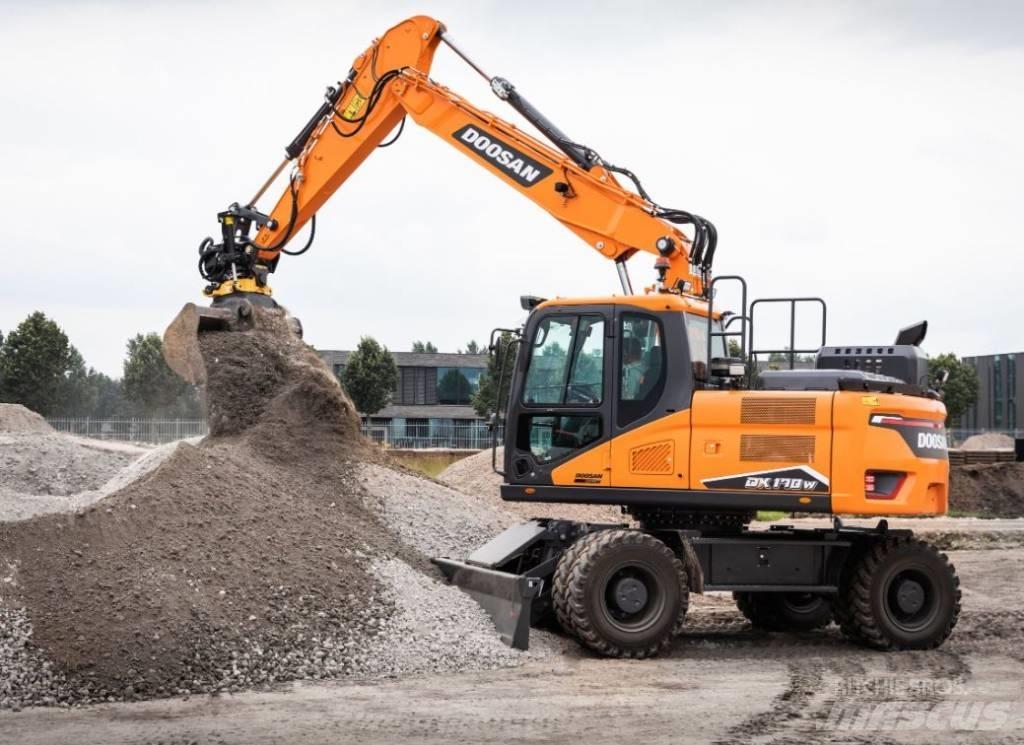 Develon DX170W-7 Kolesové rýpadlá