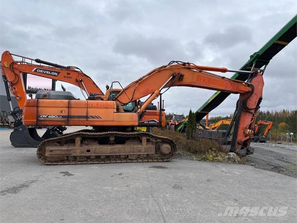 Doosan DX480LC Pásové rýpadlá