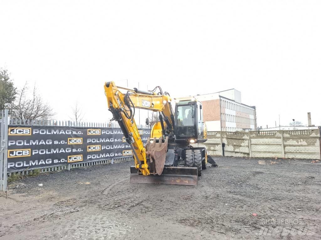 JCB JS 145 W Kolesové rýpadlá