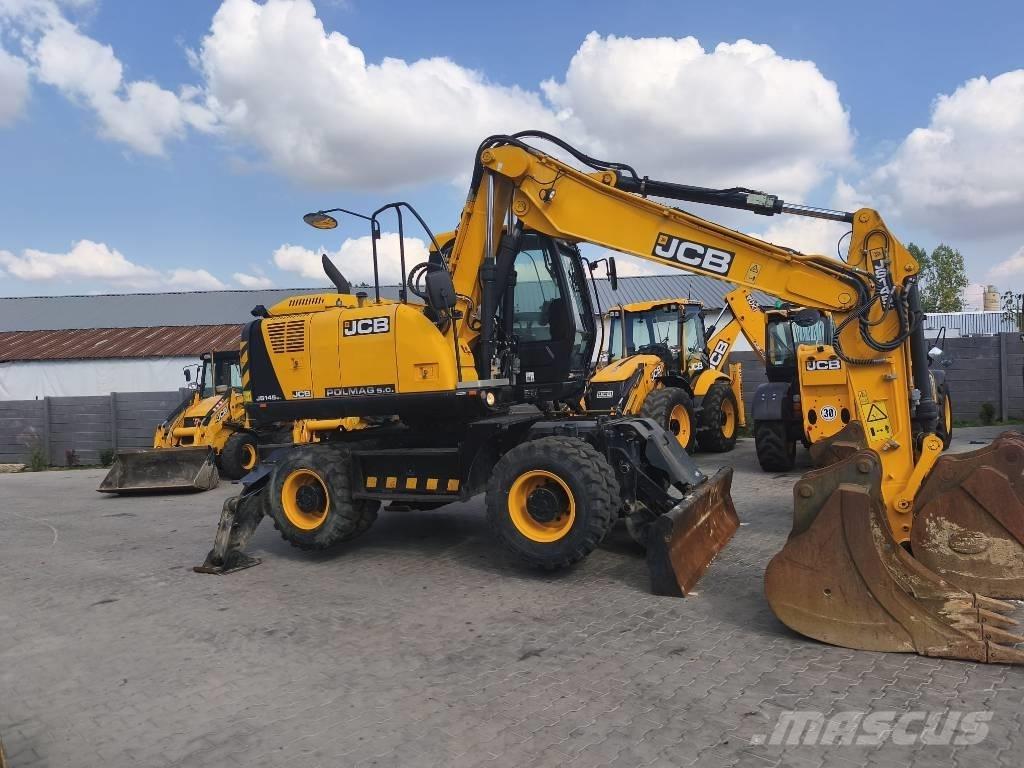 JCB JS 145 W Kolesové rýpadlá